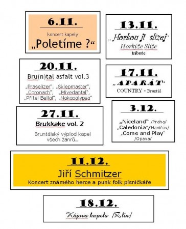 Program na listopad 2010
